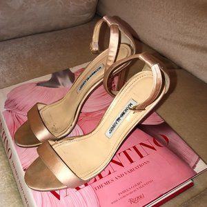 Manolo Blahnik Satin Sandal